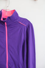 Hind Purple & Pink Athletic Jacket | L