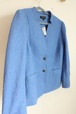 NEW Talbots Blue Wool Blend Jacket | 16