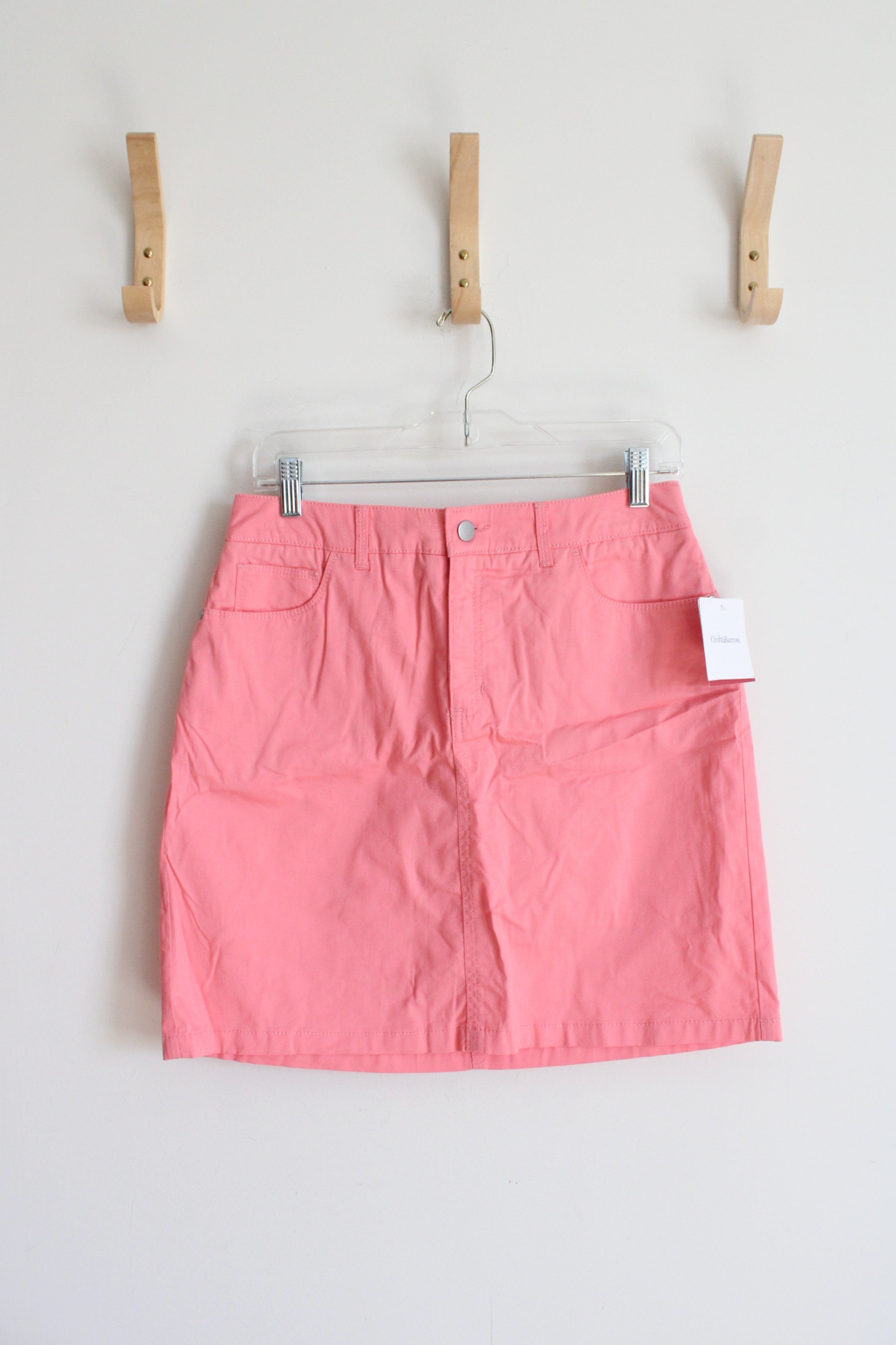 NEW Croft & Barrow Classic Fit Light Pink Stretch Skort | 6