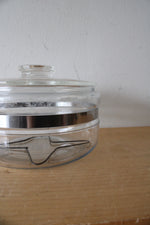 Vintage Pyrex Flameware #6213-B 1.5 Quart Clear Glass Saucepan