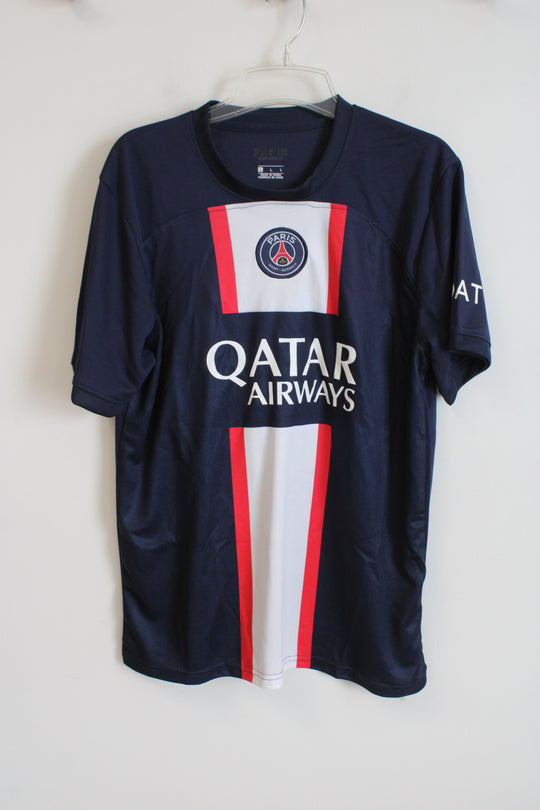 Paris Saint-Germain Qatar Airways #30 Messi Home Jersey | L