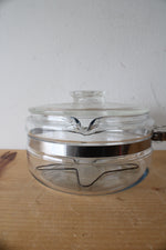 Vintage Pyrex Flameware #6213-B 1.5 Quart Clear Glass Saucepan
