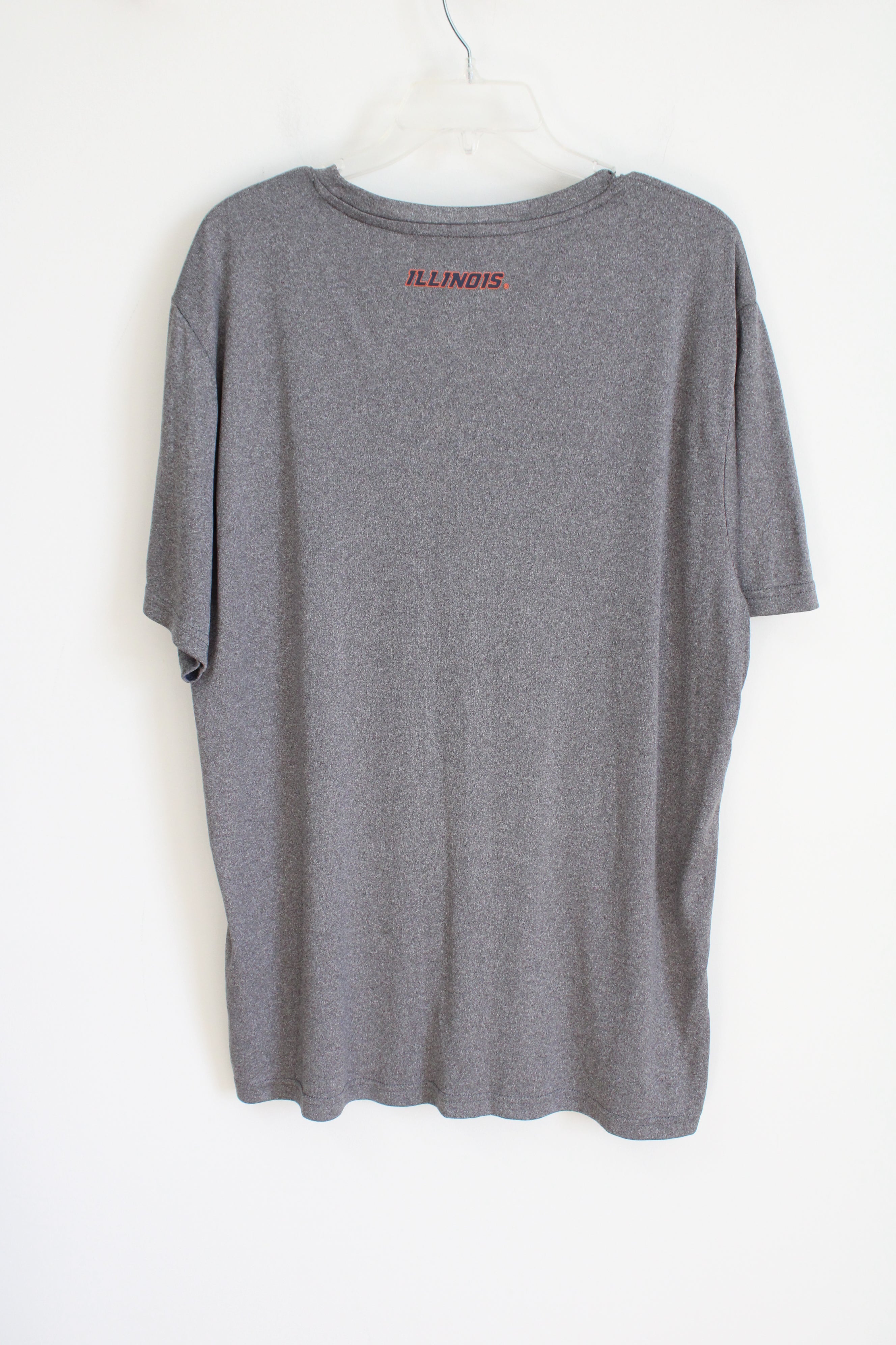 Colosseum Illinois Gray Shirt | XL