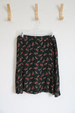Maggie Lawrence Dark Green Floral Skirt | 18/20
