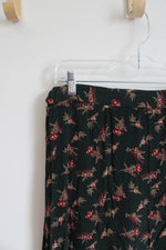 Maggie Lawrence Dark Green Floral Skirt | 18/20