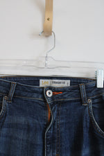 Lee Straight Fit Straight Leg Dark Wash Jeans | 38X30