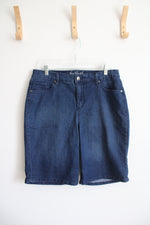 Gloria Vanderbilt Dark Wash Jean Shorts | 12