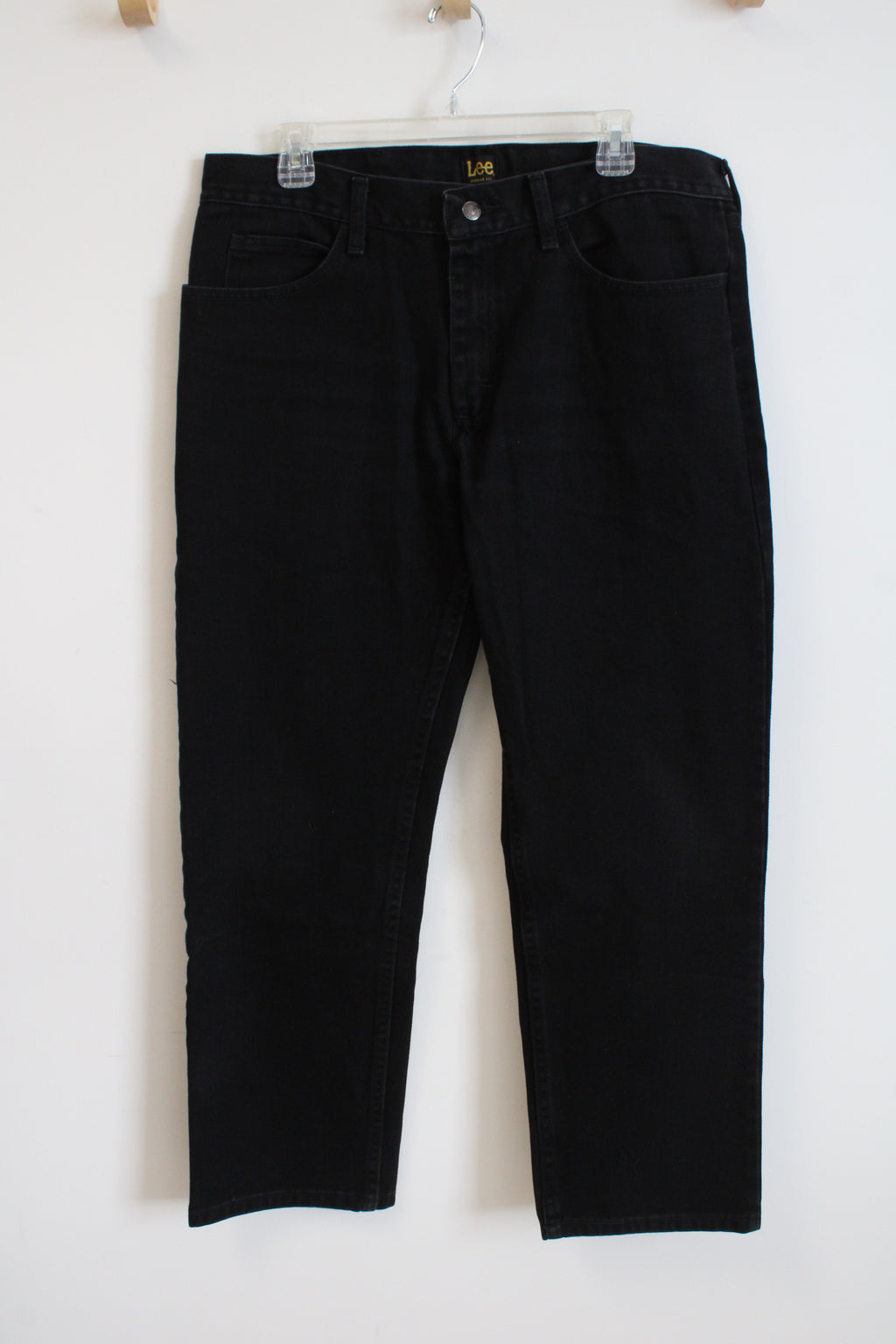 Lee Regular Fit Black Jeans | 36X30