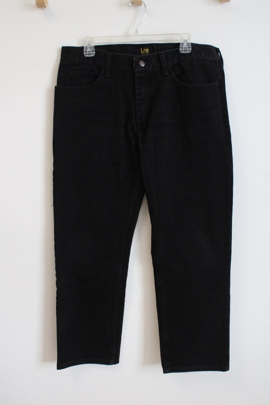 Lee Regular Fit Black Jeans | 36X30