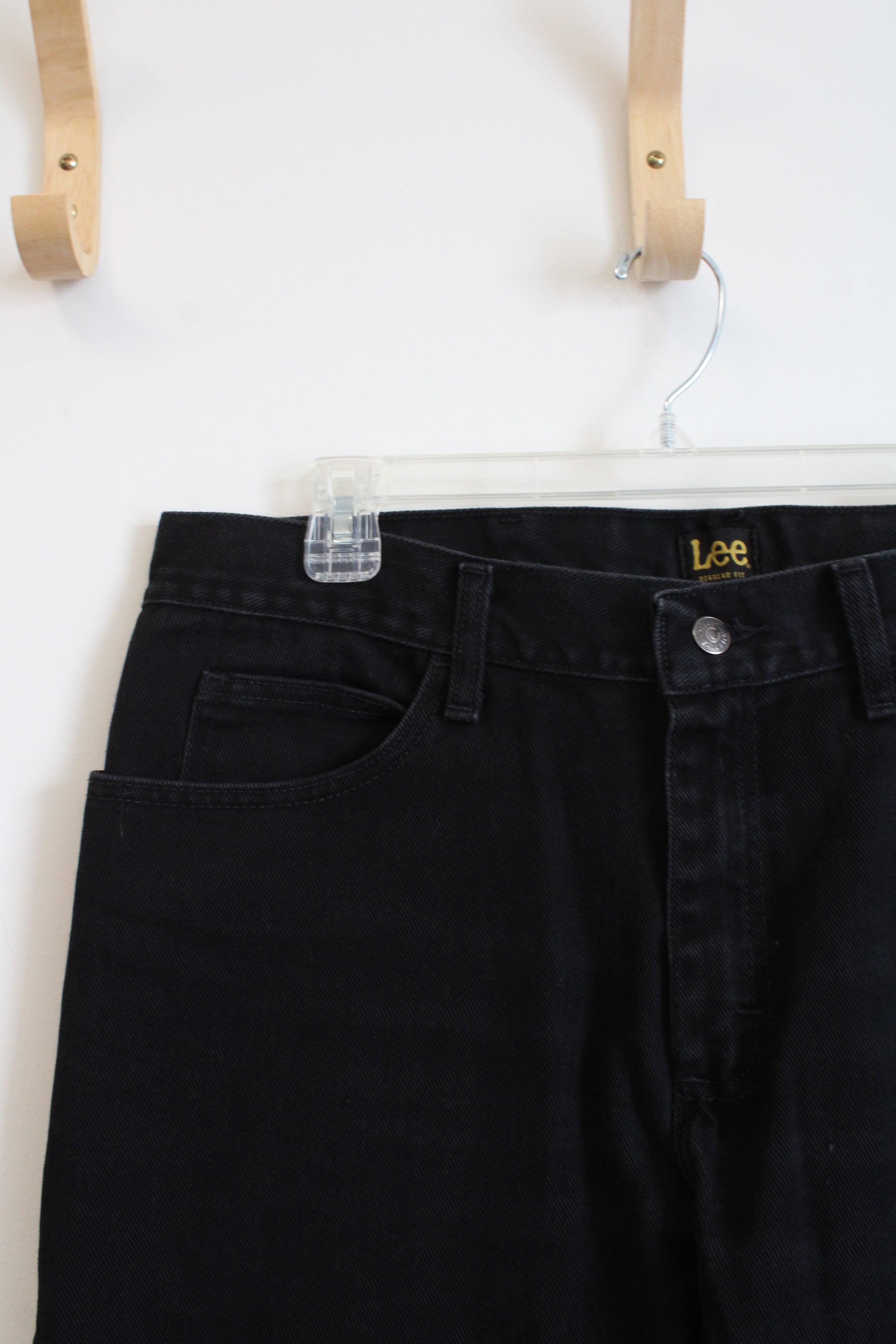 Lee Regular Fit Black Jeans | 36X30