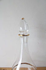 Imperial Crystal Collection Mouth Blown 24kt Gold Trimmed 5-Piece Wine Set