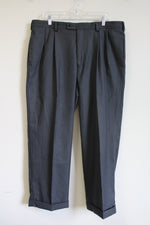Perry Ellis Portfolio Gray Work Pant | 38X29