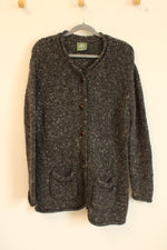 Aran Woolen Mils Gray Cardigan | XXL