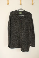 Aran Woolen Mils Gray Cardigan | XXL
