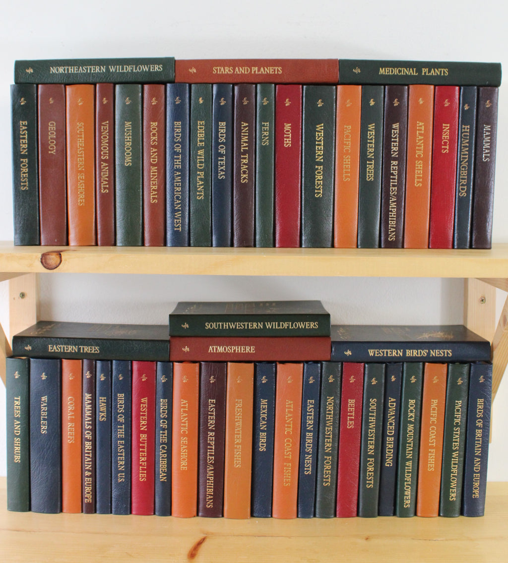 Roger Tory Peterson Field Guides Lot, Easton Press, 49 Vol. (One Volume Signed)