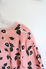Ann Taylor Factory Lightweight Coral Floral Blouse |S