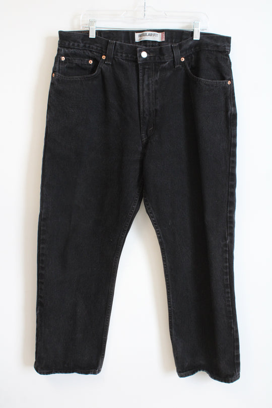 Levi's 505 Regular Fit Black Jeans | 40X30