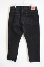 Levi's 505 Regular Fit Black Jeans | 40X30