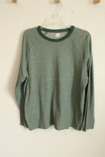 Gap Green Striped Long Sleeved Shirt | L