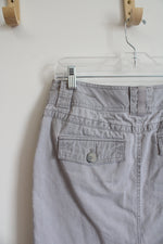 Eddie Bauer Gray Cotton Skirt | 2