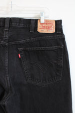 Levi's 505 Regular Fit Black Jeans | 40X30