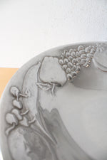 Vintage Wilton Armetale Fruit Round Pewter Bowl