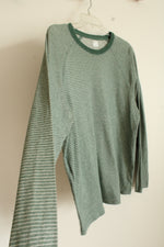 Gap Green Striped Long Sleeved Shirt | L