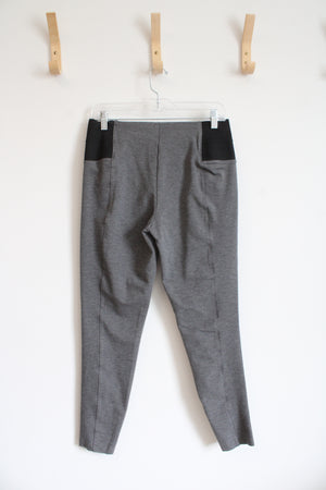 Attention Gray Elastic Waist Trouser Pants | M