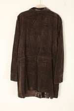NEW J.Jill Chocolate Brown Corduroy Satin Collar Jacket | 3X