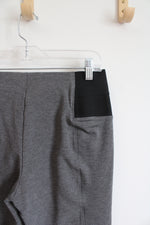 Attention Gray Elastic Waist Trouser Pants | M