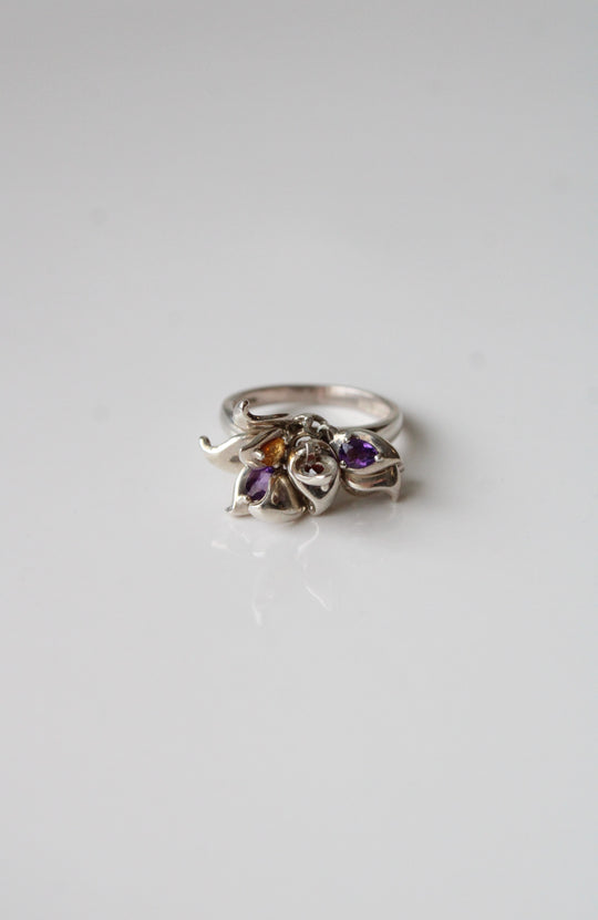 Multi-Gemstone Jingley Ring | Size 6
