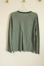 Gap Green Striped Long Sleeved Shirt | L