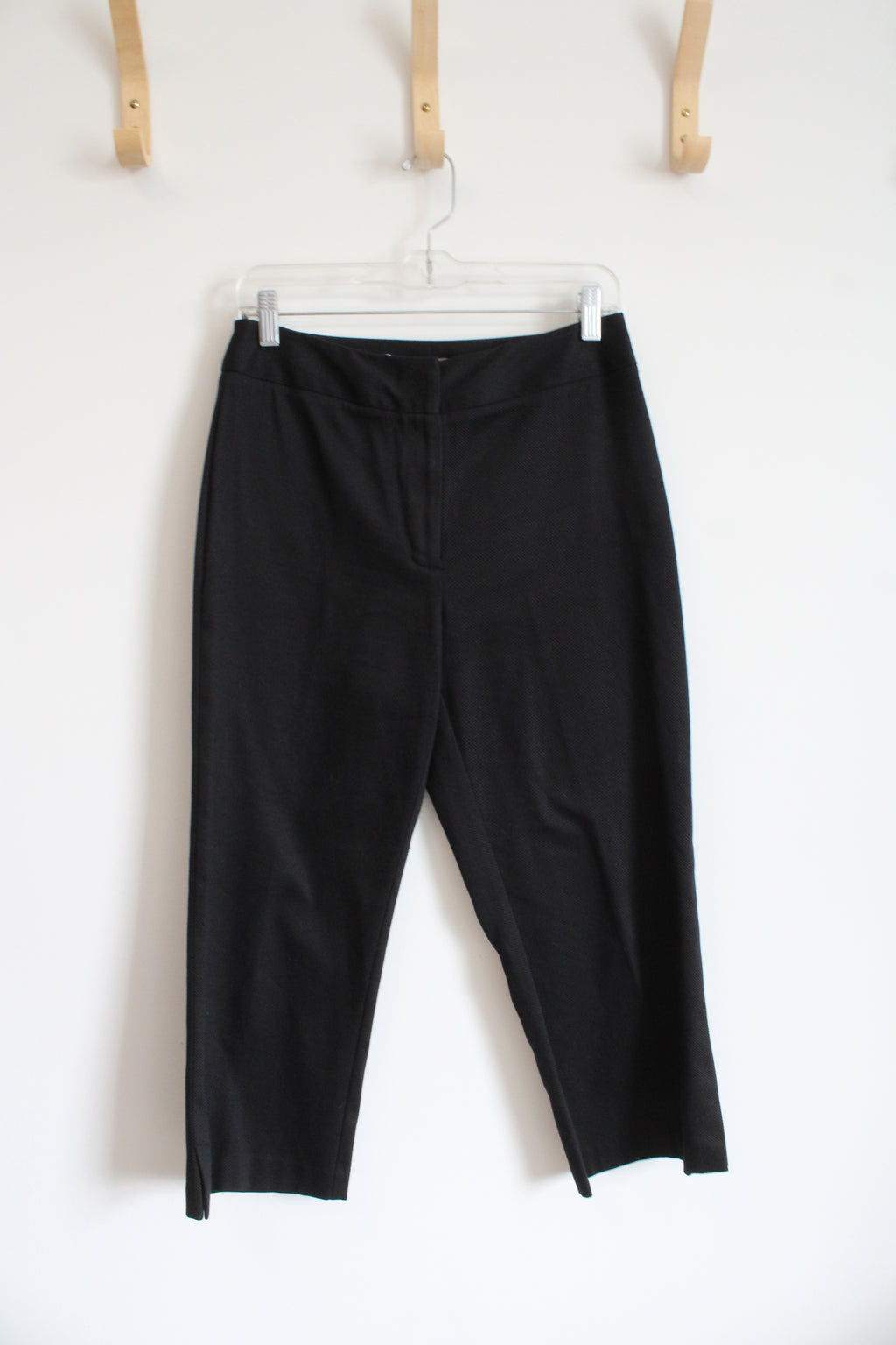 Croft & Barrow Stretch Black Capri Pants | 6