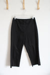 Croft & Barrow Stretch Black Capri Pants | 6