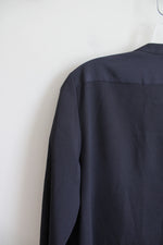 Calvin Klein Gray Button Down Top | S