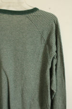Gap Green Striped Long Sleeved Shirt | L