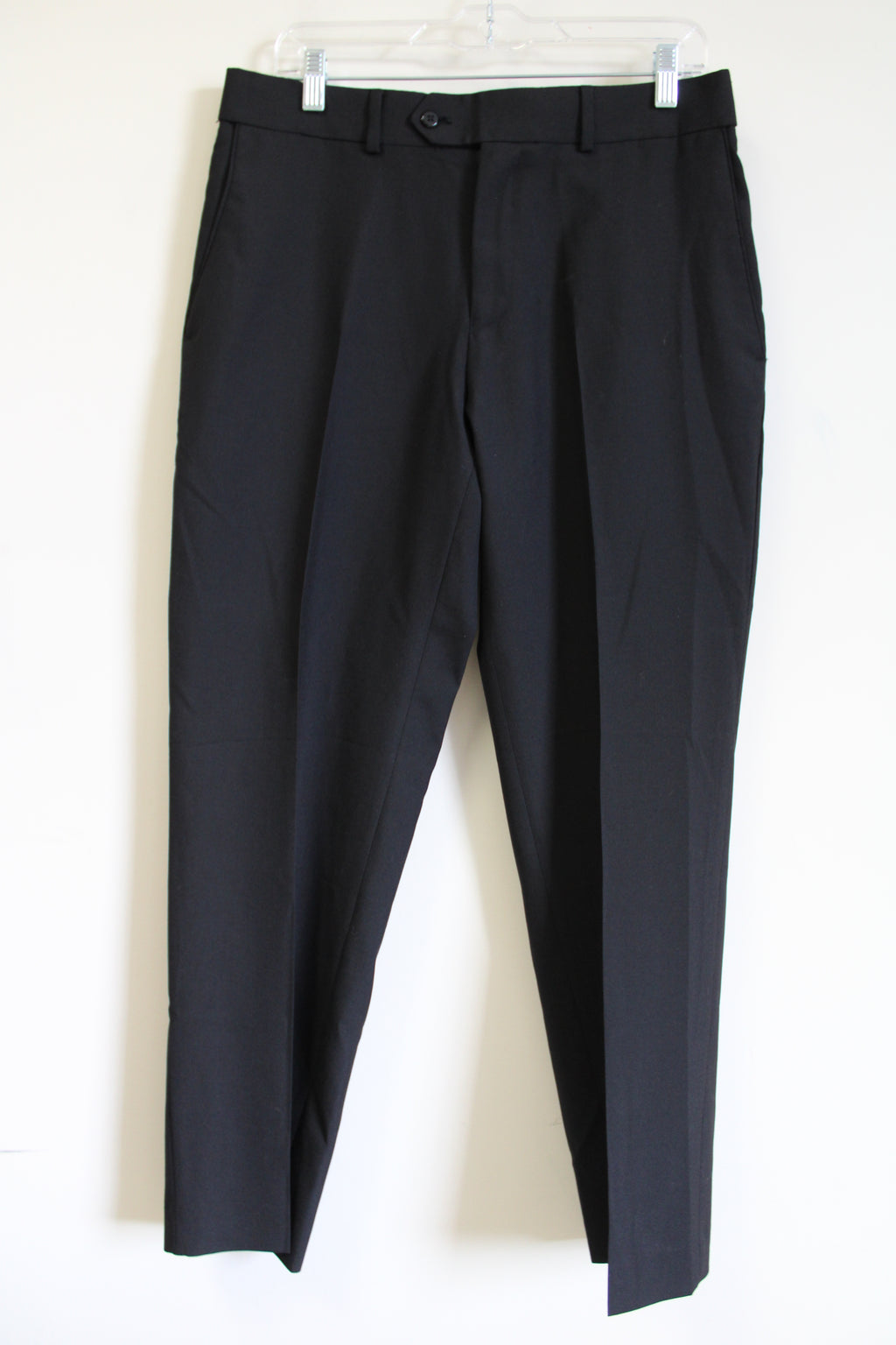 Stafford Classic Fit Black Pants | 32X30