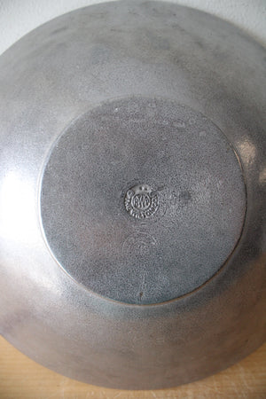 Vintage Wilton Armetale Fruit Round Pewter Bowl
