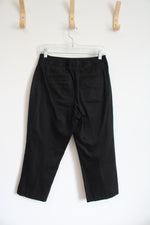 Croft & Barrow Stretch Black Capri Pants | 6