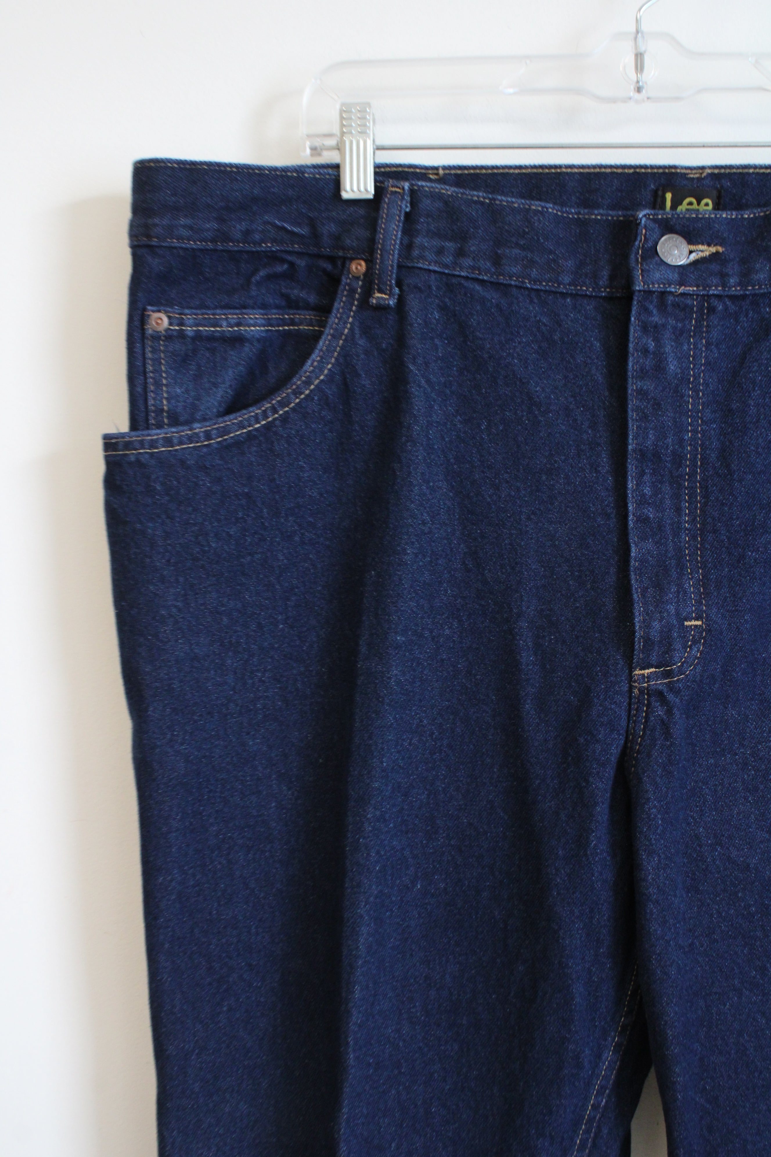 Lee Regular Fit Dark Wash Jeans | 46X32