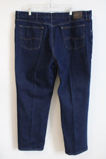 Lee Regular Fit Dark Wash Jeans | 46X32