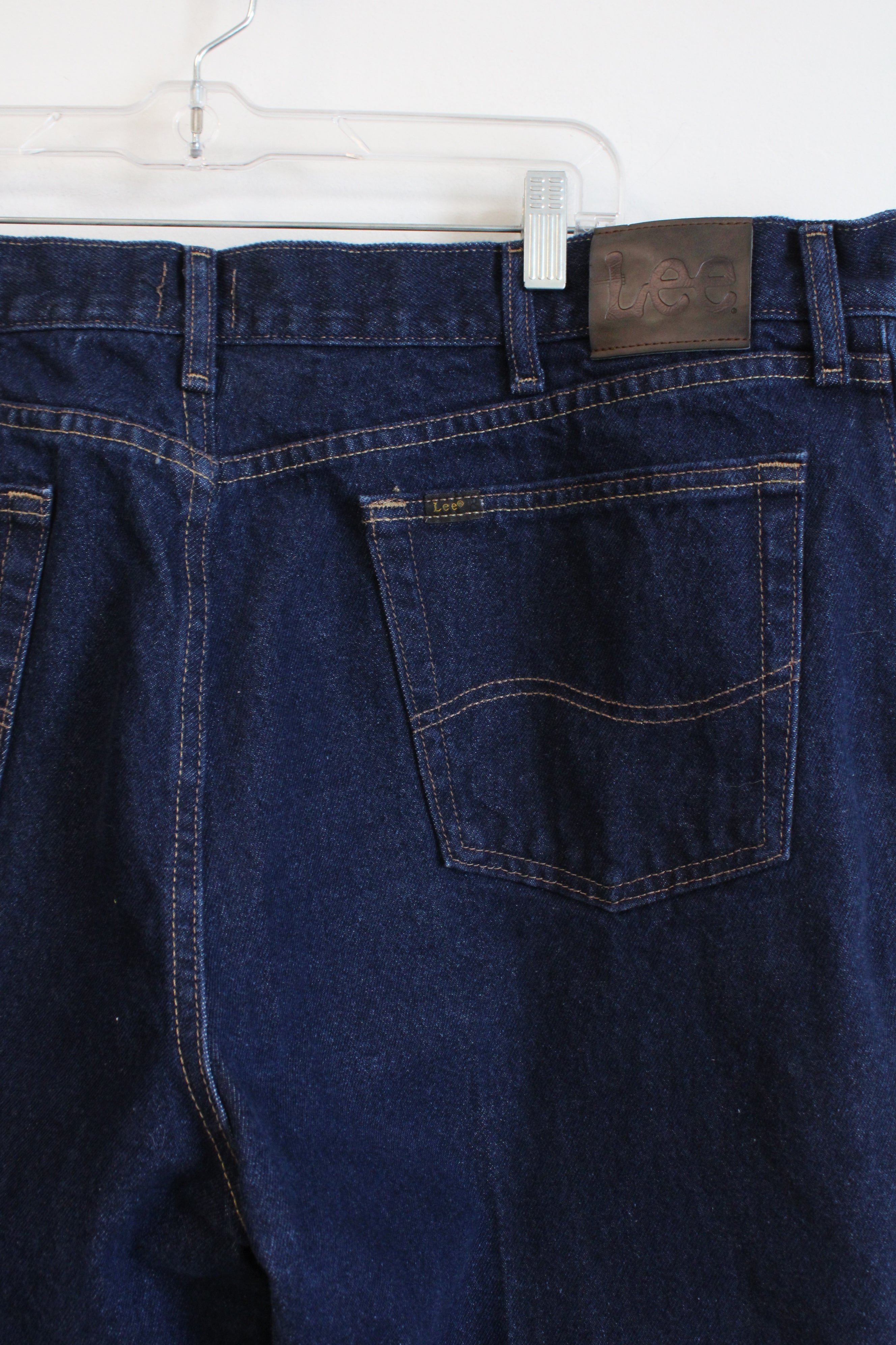 Lee Regular Fit Dark Wash Jeans | 46X32