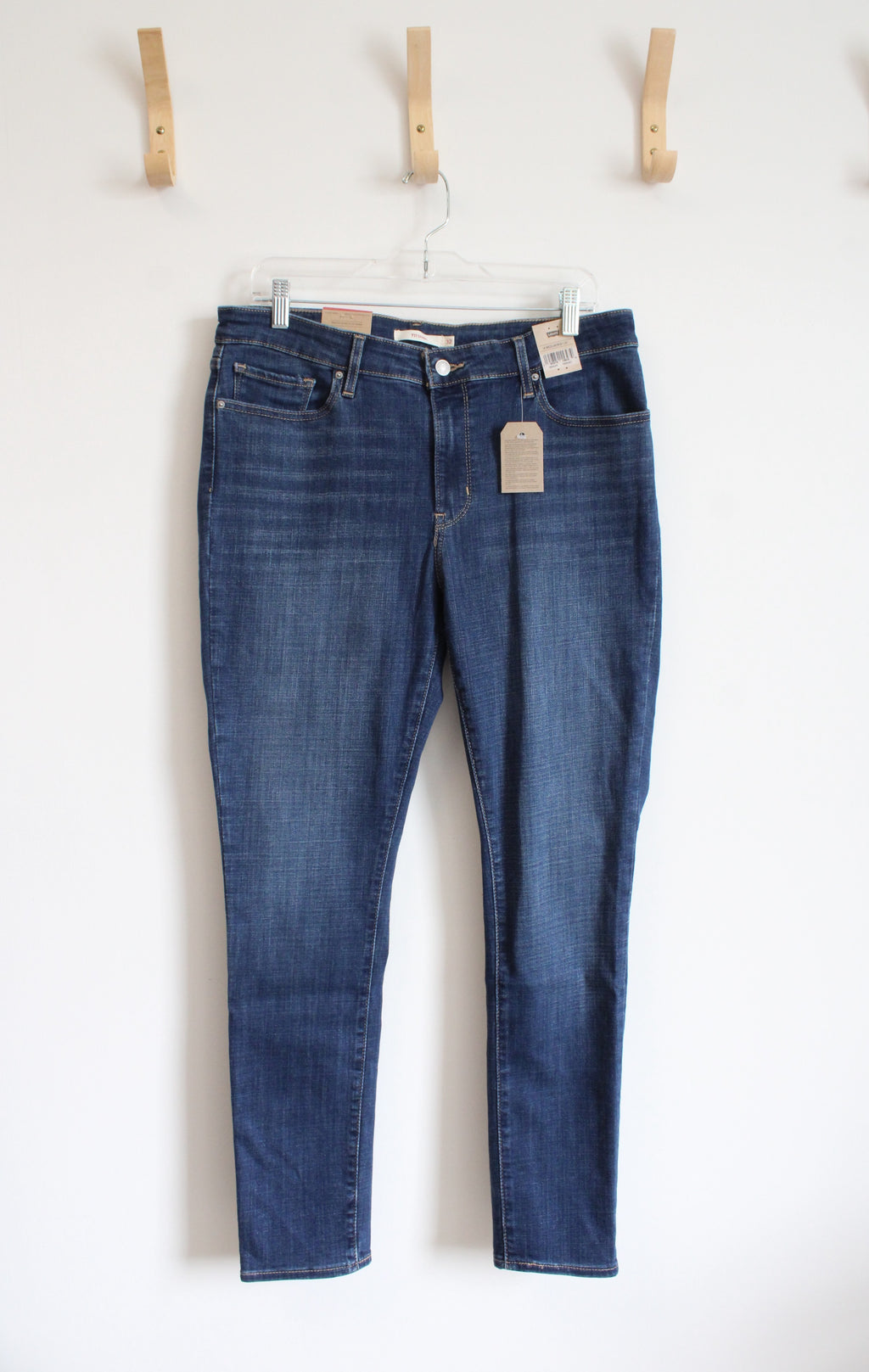 NEW 711 Skinny Dark Wash Mid Rise Jeans | 32