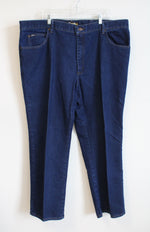 Lee Regular Fit Straight Leg Dark Wash Jeans | 46X32