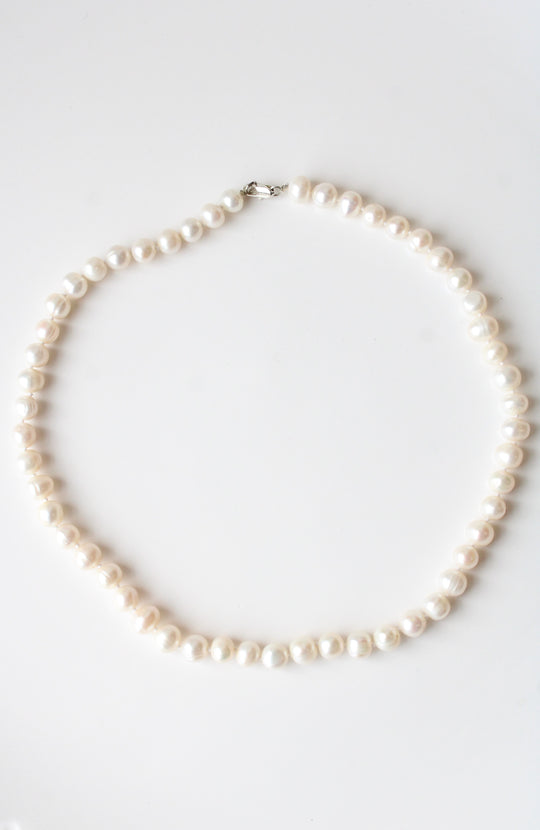 White Culture Freshwater String Of Pearls