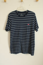 Levi's Navy Blue Striped Tee | M