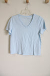 Old Navy Light Blue Everywear Tee | S Petite