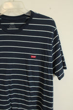 Levi's Navy Blue Striped Tee | M