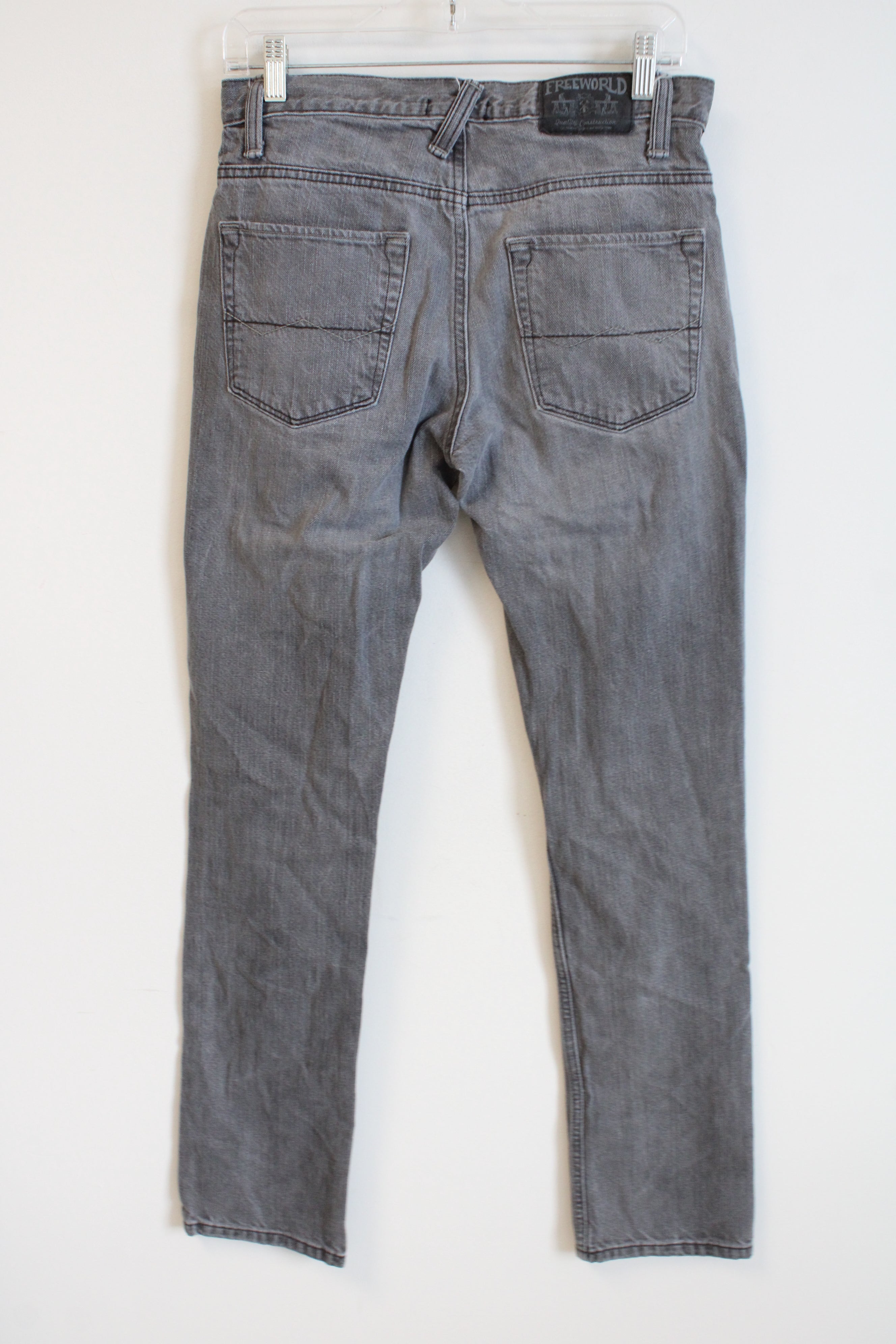 Freeworld Quality Construction Messenger Gray Jeans | 30