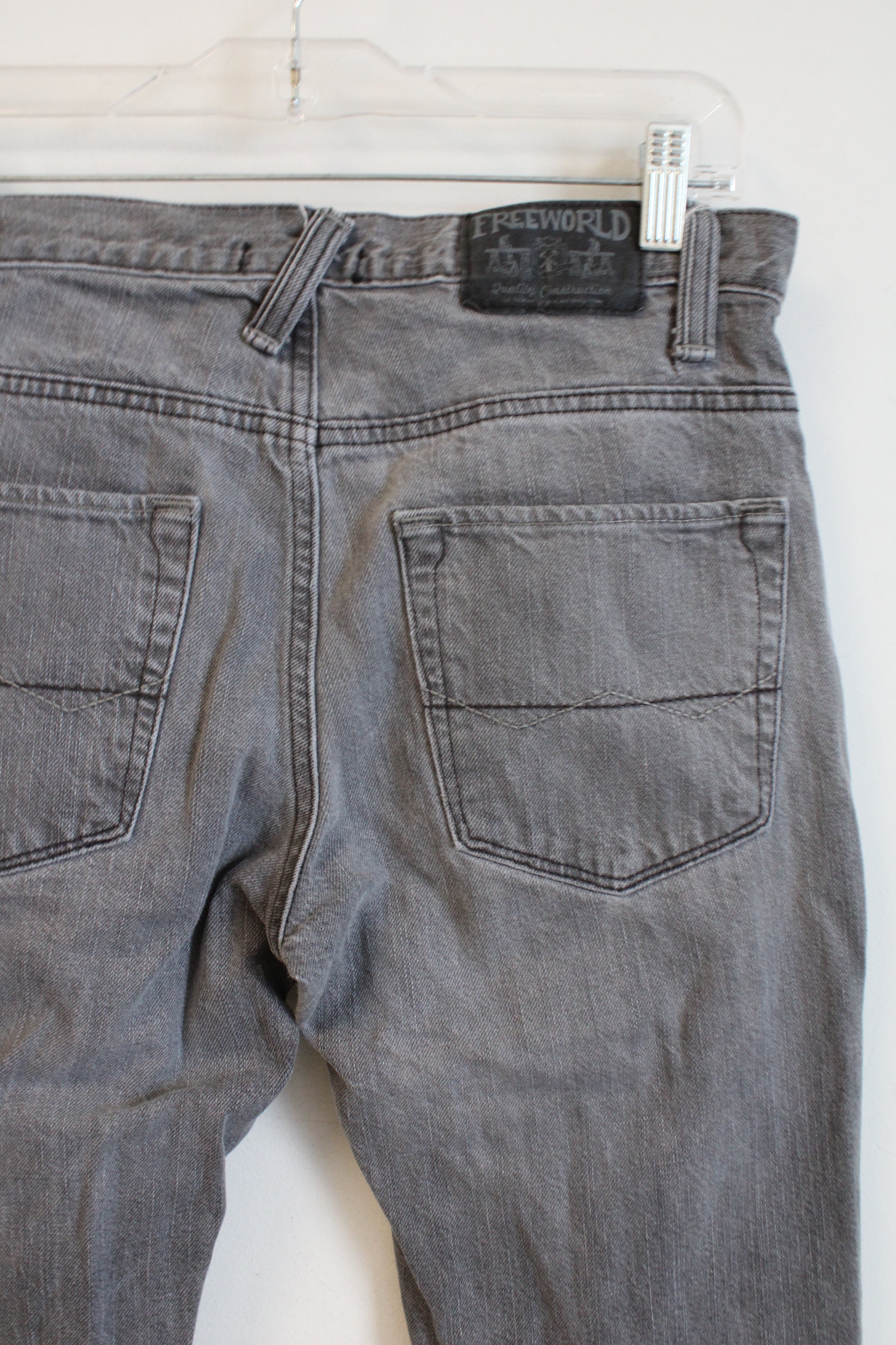 Freeworld Quality Construction Messenger Gray Jeans | 30